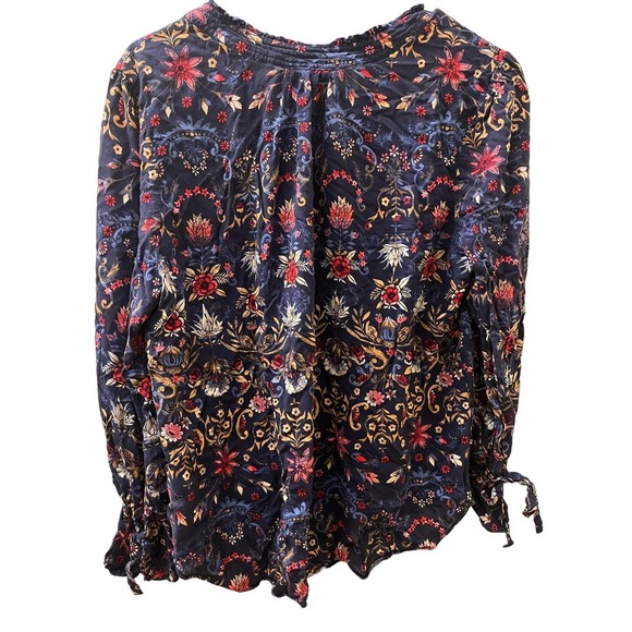 Laura Ashley Tie sleeve top XL - Picture 2 of 2